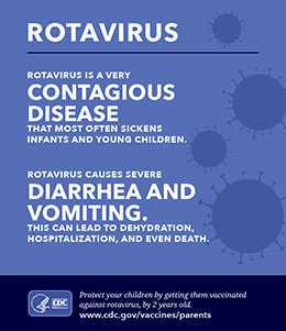 Small infographic showing the facts about rotavirus and how to protect your child.