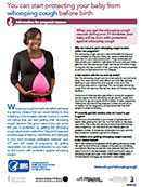 Fact sheet: You Can Start Protecting Your Baby from Whooping Cough before Birth