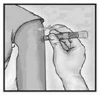 image of injection into arm