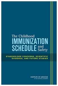 childhood immunization schedule and safety