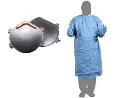 N95 Respirator & Gown