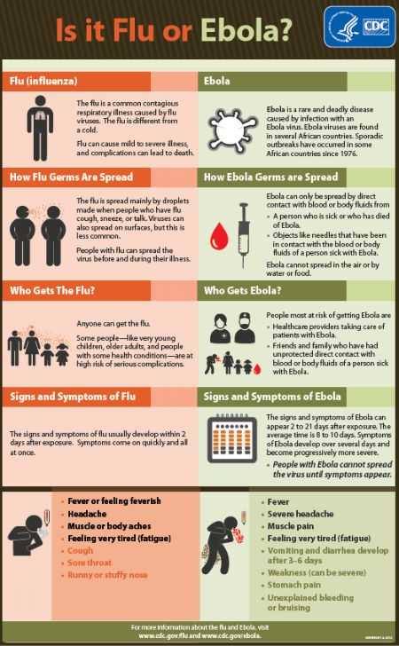 Is It Flu or Ebola - Fact Sheet