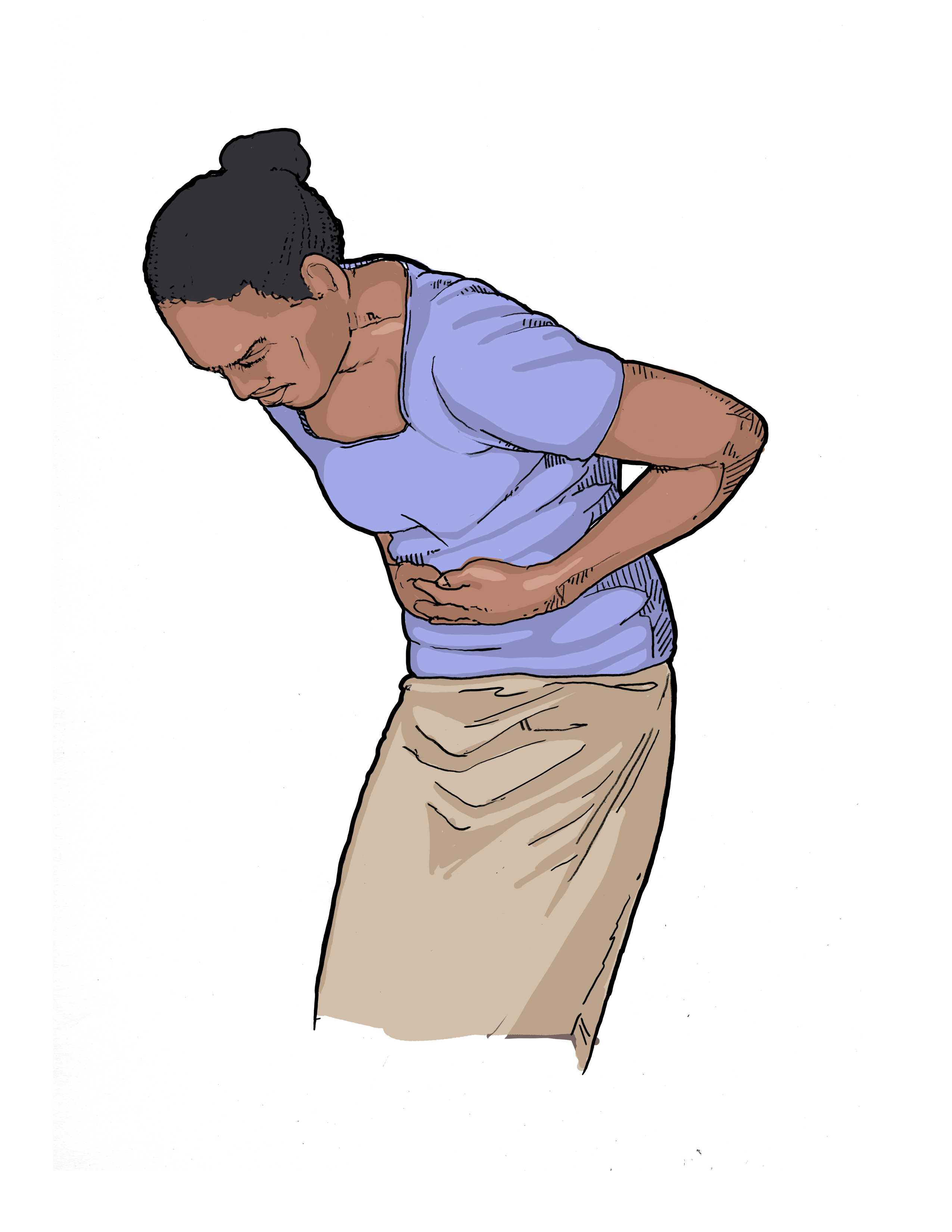 Symptoms: Stomach pain