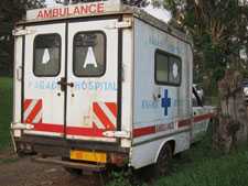 Foto de una ambulancia en África