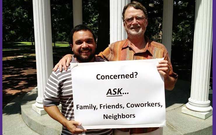 Entry 1: "Concerned? Ask Family, Friends, Coworks, Neighbors"