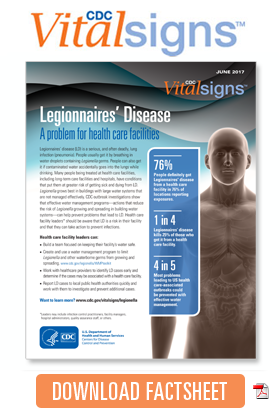 Download Factsheet: Legionnaires’ Disease