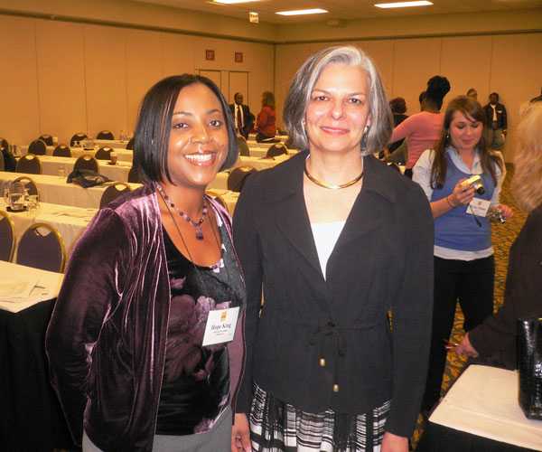 Dr. Julie Gerberding and Hope King, WS Chair of Community Service Committee