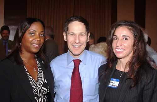 Watsonian President Hope King with CDC Director, Dr. Thomas Frieden, and Society President-Elect Kristin Brusuelas