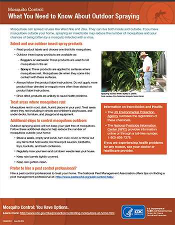 What you need to know about outdoor spraying fact sheet thumbnail