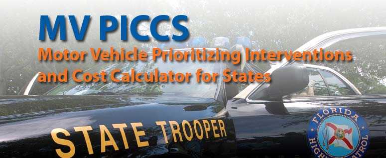 Motor vehicle prioritizing interventions & cost calculator for states