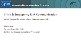 Crisis & Emergency Risk Communication 