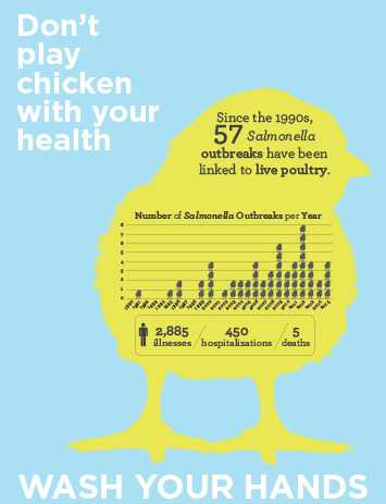 Don't play chicken with your healthy infographic